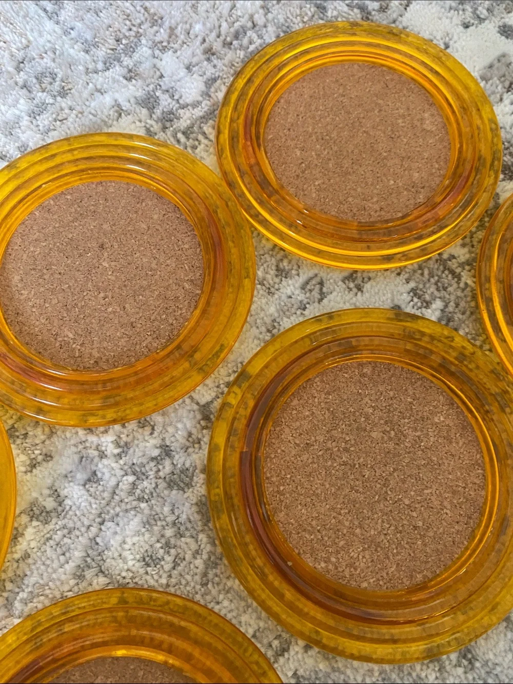Set of six coasters
